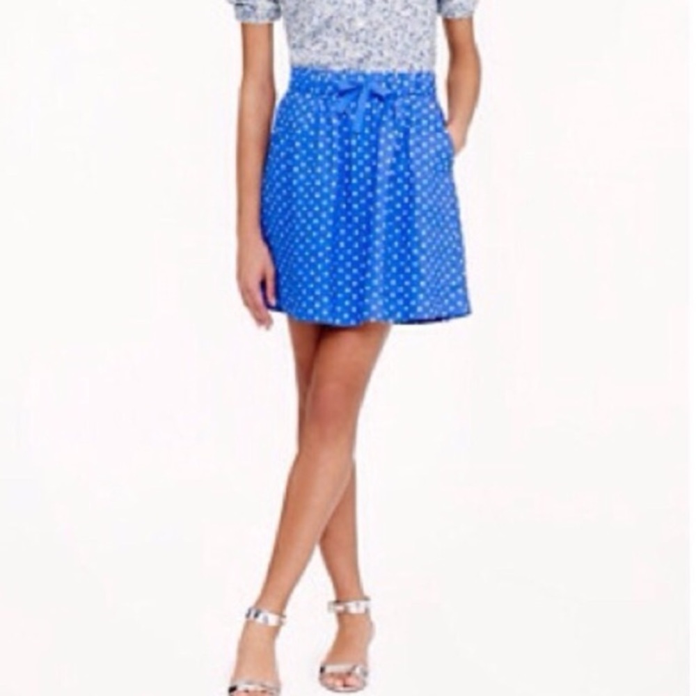 J.Crew Polkadot skirt
