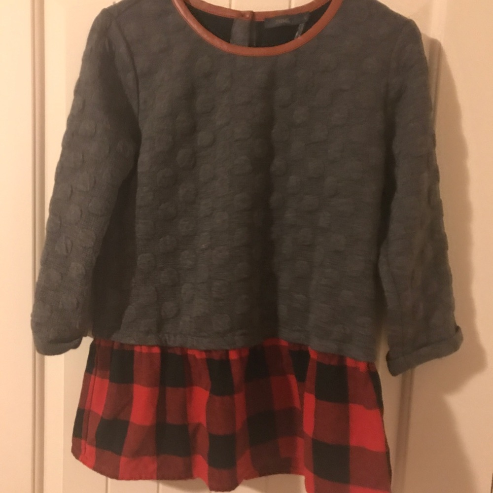 Buffalo plaid sweater