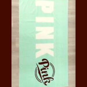 🐚PINK Spring Break 2017 Seafoam Beach Towel🐚