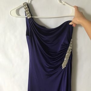 One shoulder prom dress
