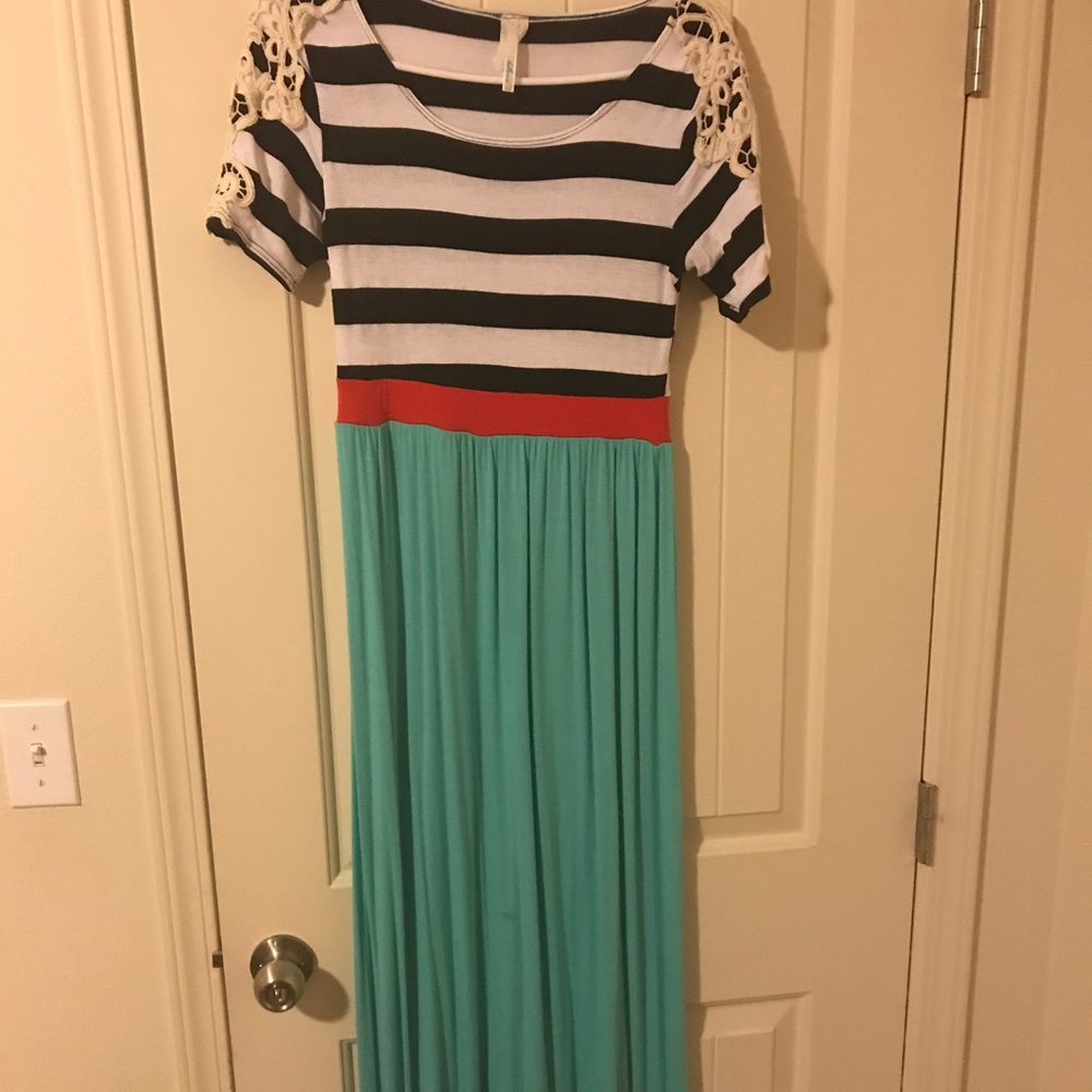 Floor length maxi dress