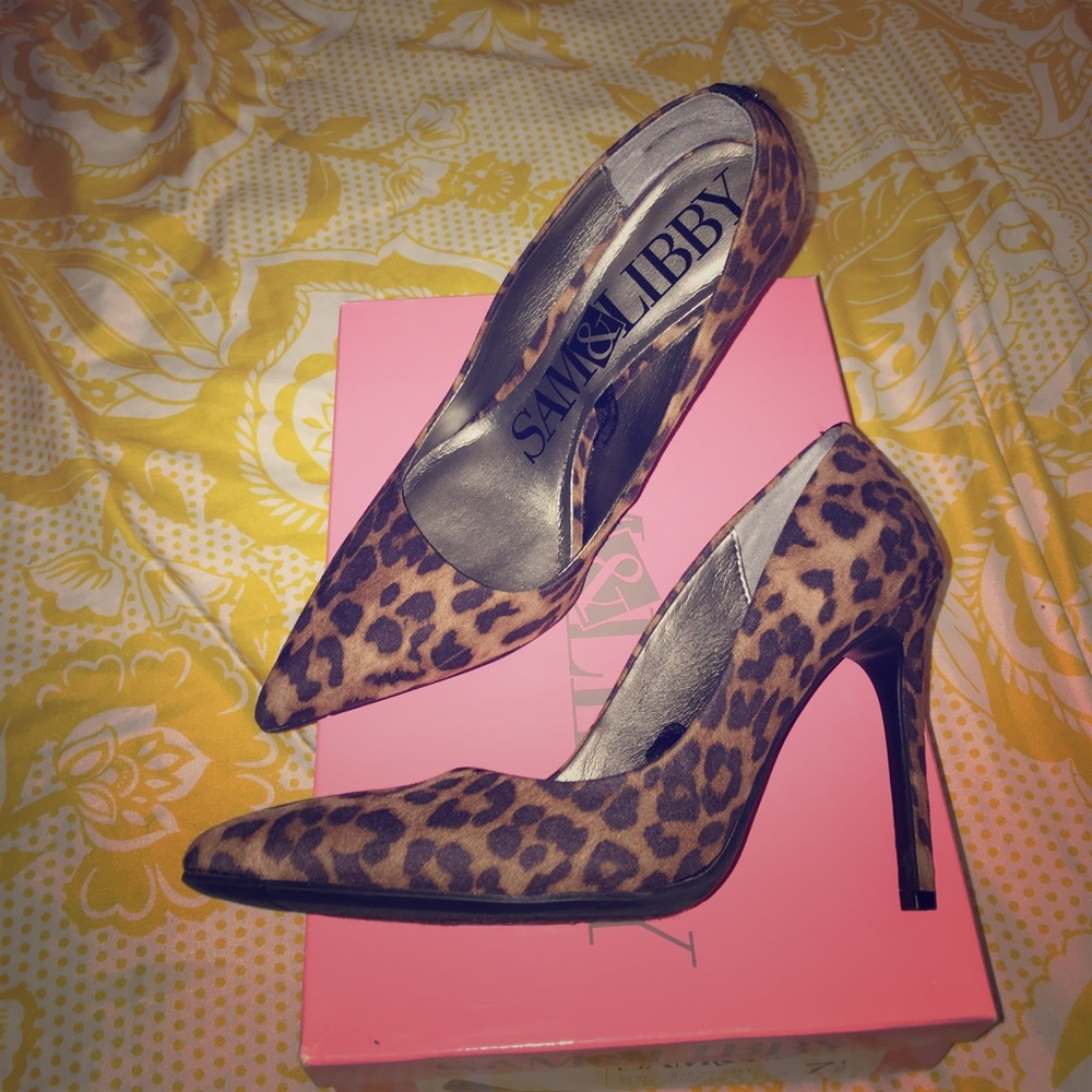 Sam & Libby Leopard Dixie Heels