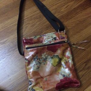 maurizio taiuti genuine leather floral bag