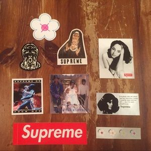 Supreme sticker lot