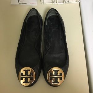 Tory burch black flats