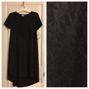 **Unicorn** LuLaRoe Solid Black Embossed Carly