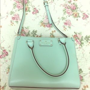 Kate Spade mint green handbag