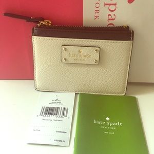 Kate spade Leather Card wallet coin purse