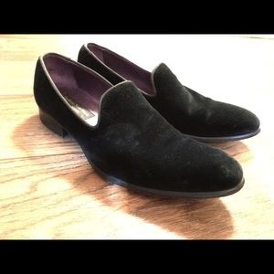 To Boot New York velvet loafers