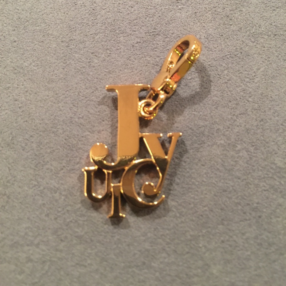 Juicy couture gold charm JUICY.