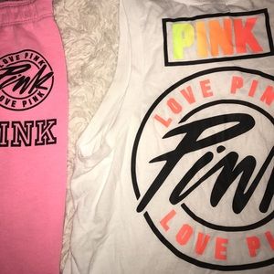 PINK lounge tank