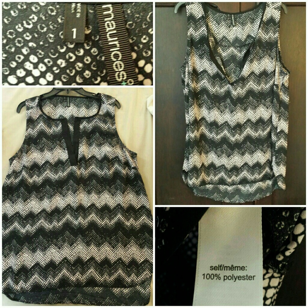 Pink & Black Snakeskin Print Top