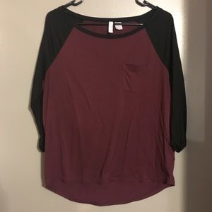 H&M baseball tee