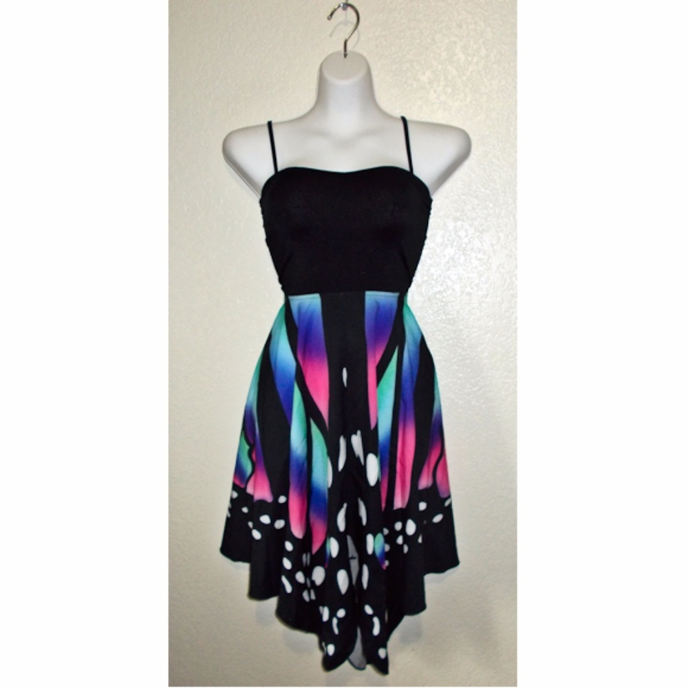 NEW Butterfly Empire Lace Up Corset Back Dress 2X - Picture 2 of 5