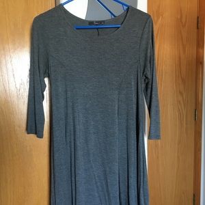 Grey flowy dress