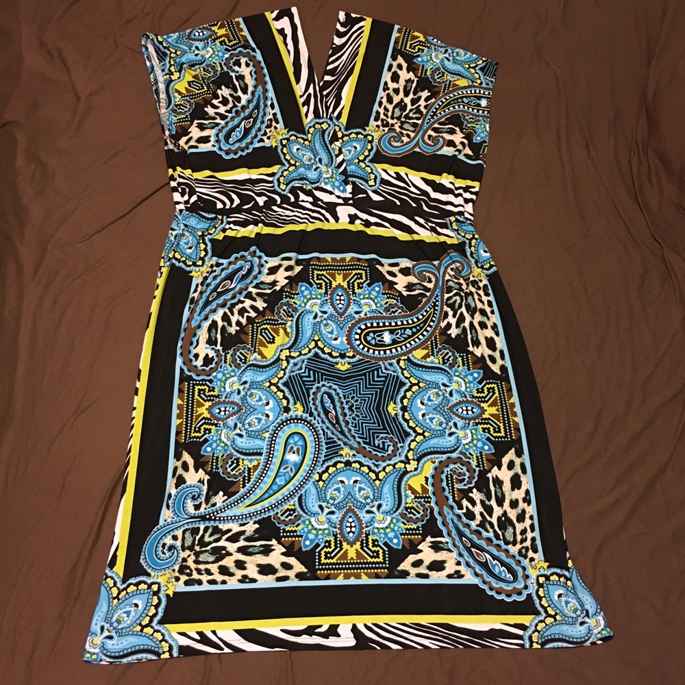 Multi Print Dress