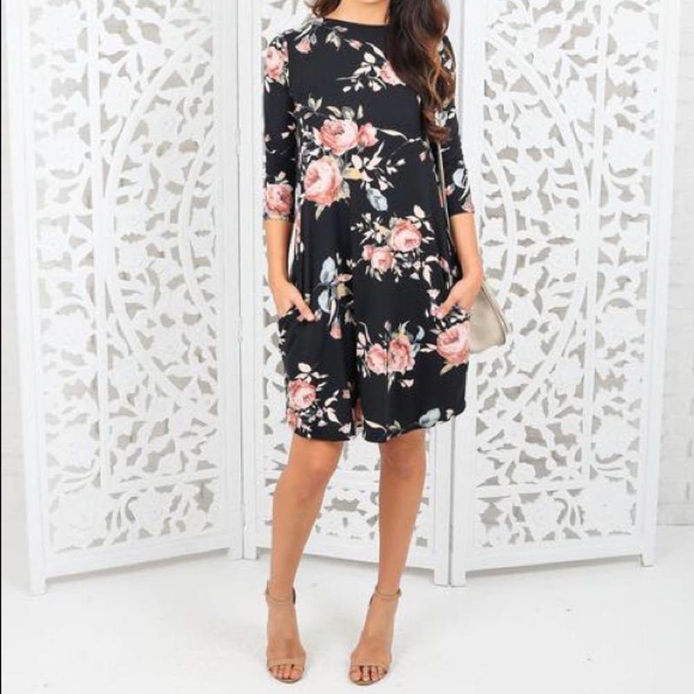 Floral Dress with pockets