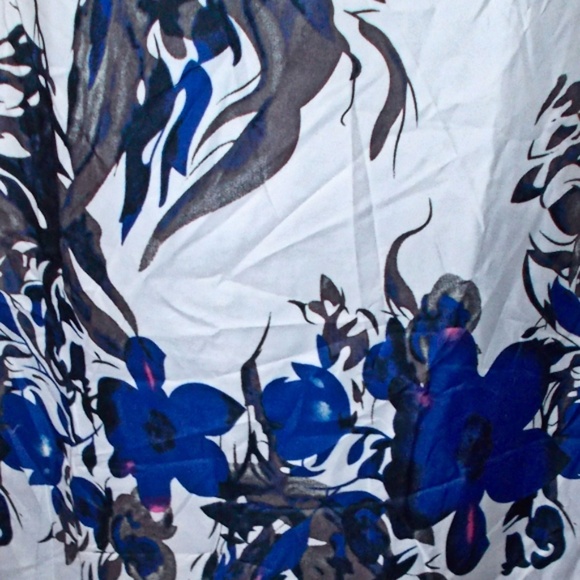 NEW Blue Empire Floral A-Line Plus Size Maxi Dress - Picture 4 of 4