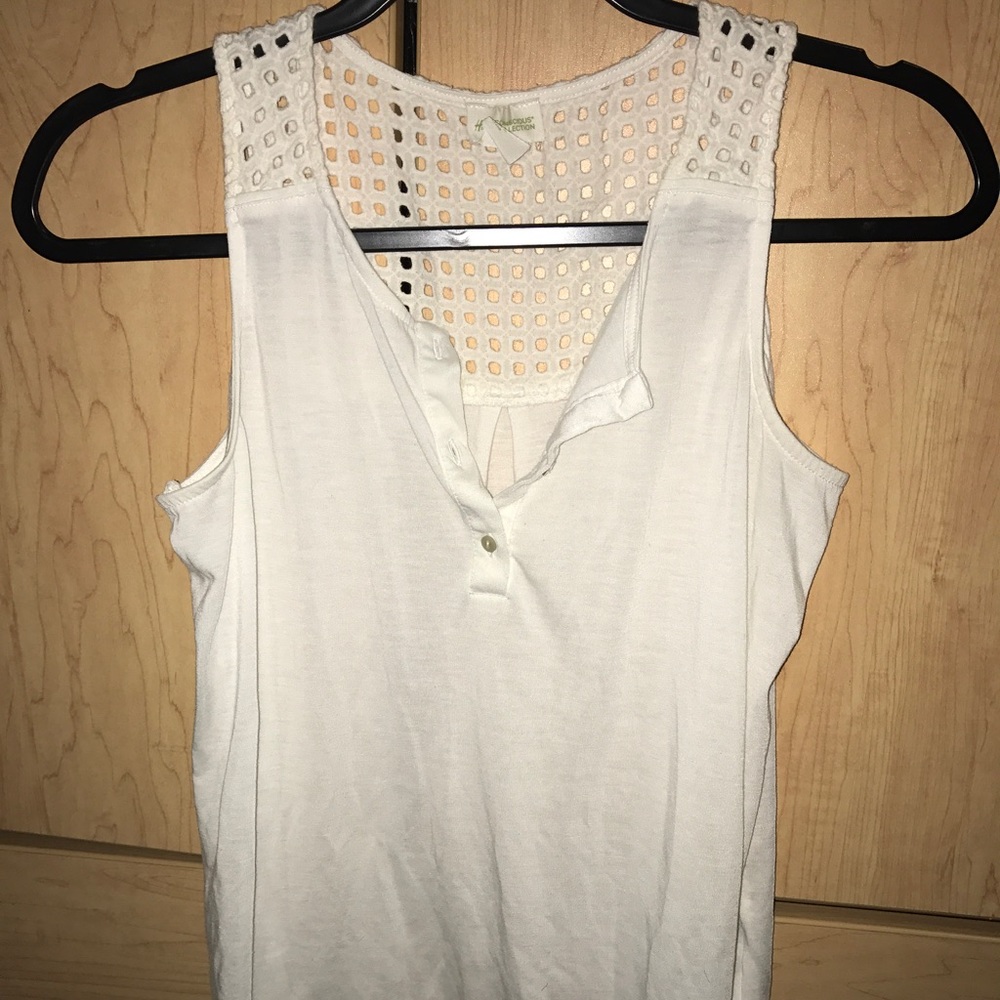 White tank top