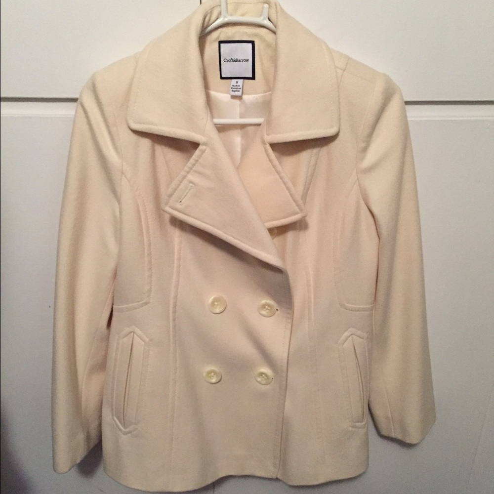 Off white peacoat