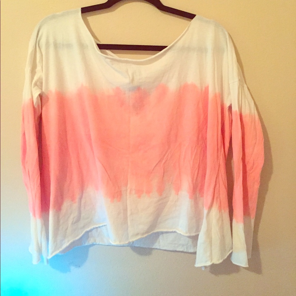 FREE PEOPLE off the shoulder the dye top