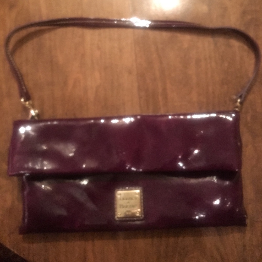 Downey & Bourke Evening bag, burgundy wine color.