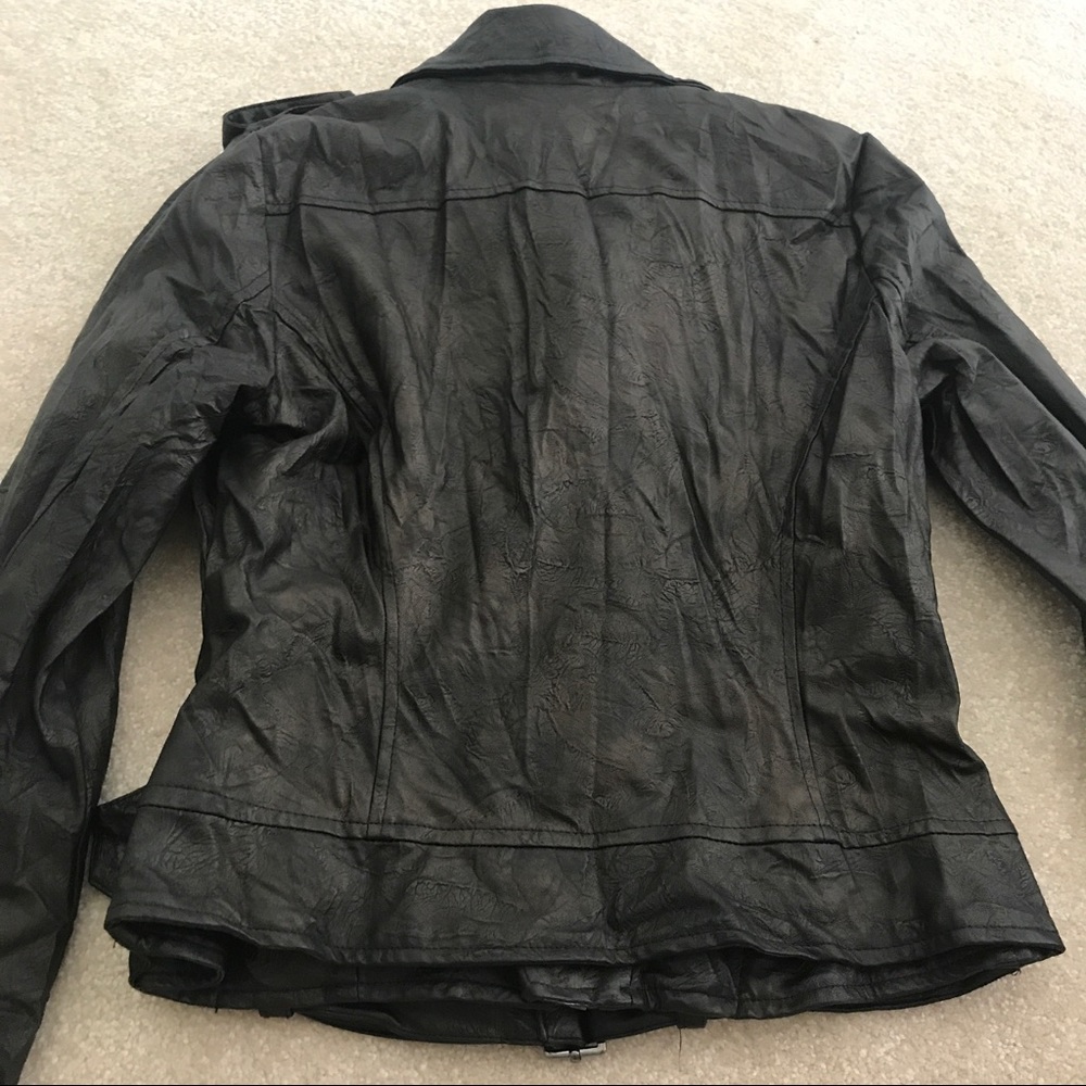 F21 Vegan Leather Jacket - Picture 6 of 6