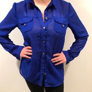 ⭐️Electric blue blouse
