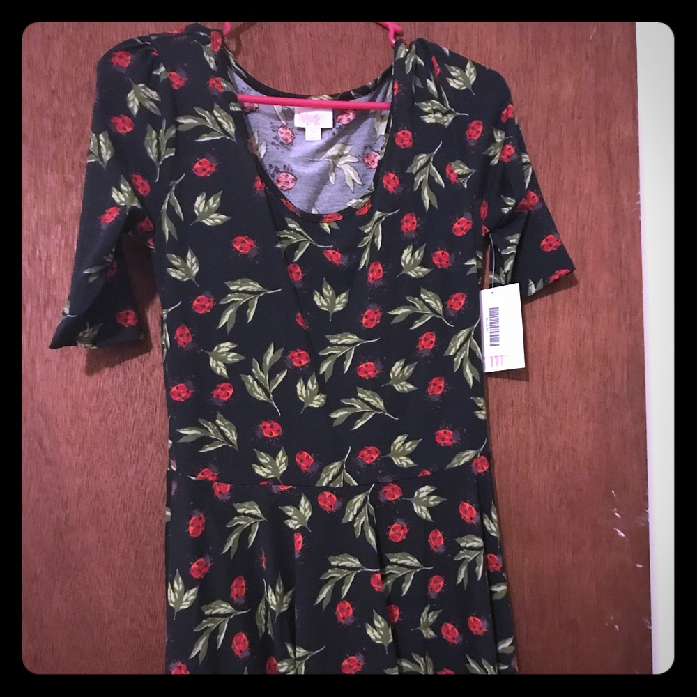 LuLaRoe Nicole! Medium, NWT! Ladybugs!