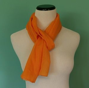 Orange scarf