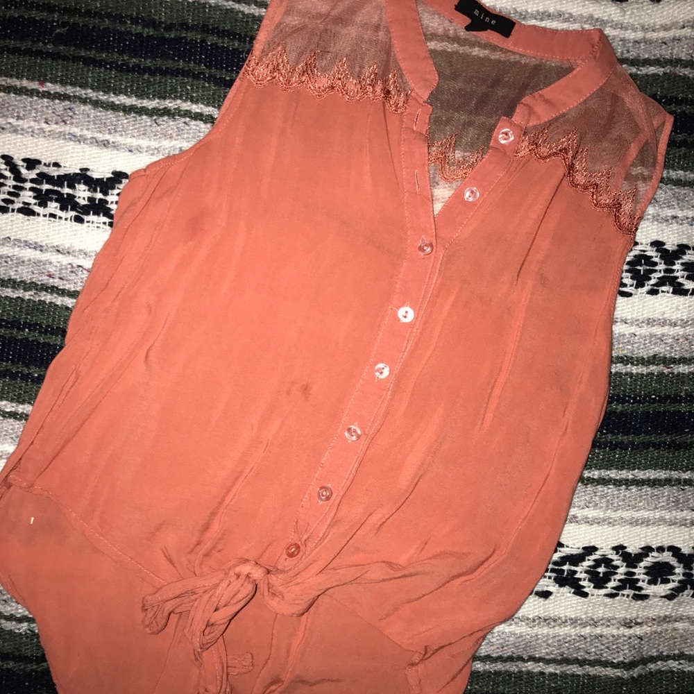Sheer & Lace Blouse