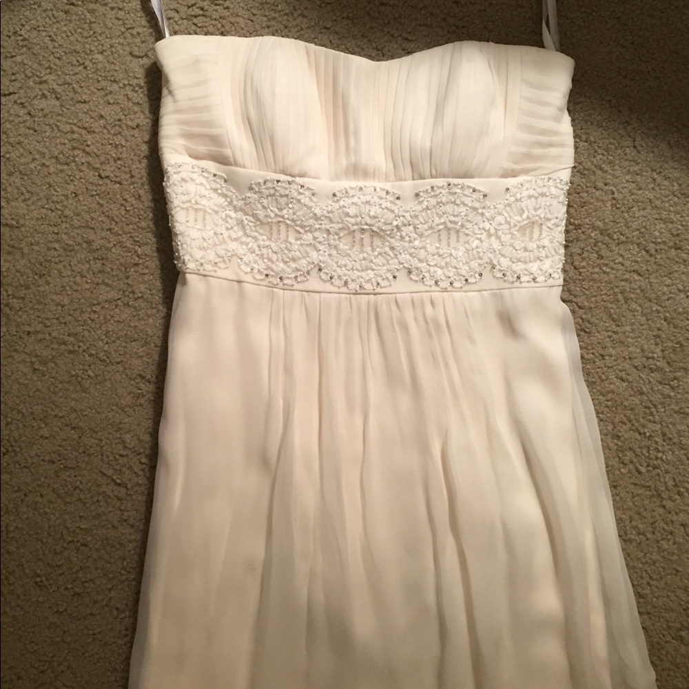 Monique Lhullier floral empire waist dress, size 6