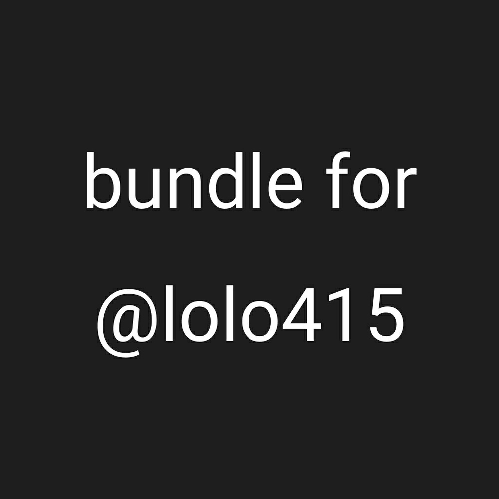 Bundle for @lolo415