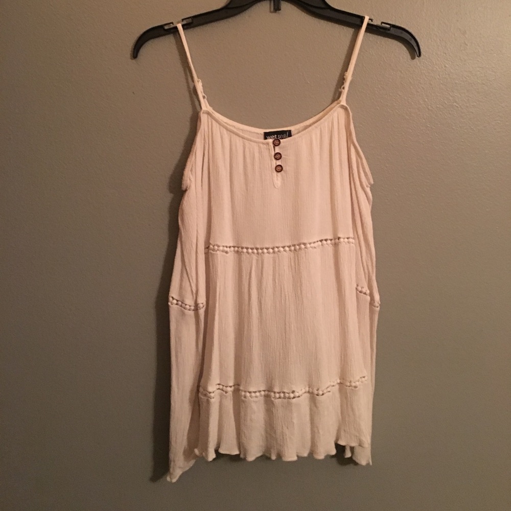 Long sleeve off the shoulder