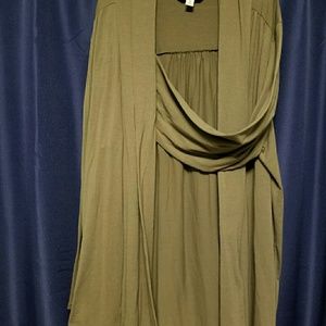 3x Old Navy Long Sleeve Cardigan Olive Green, Used