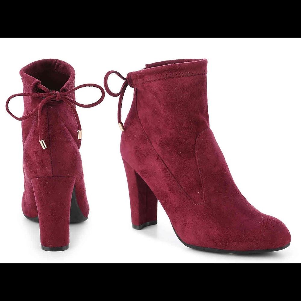 Unisa Ressie Bootie, Burgundy, Sz 7