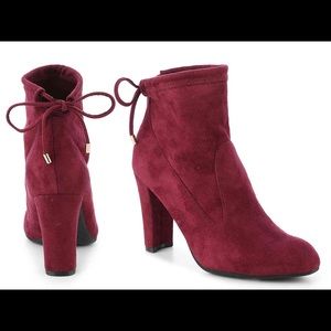 Unisa Ressie Bootie, Burgundy, Sz 7