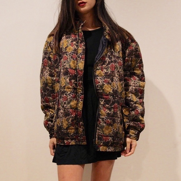 Jackets & Blazers - Vintage Floral Jacket