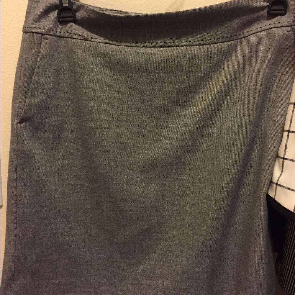 Gray mini skirt