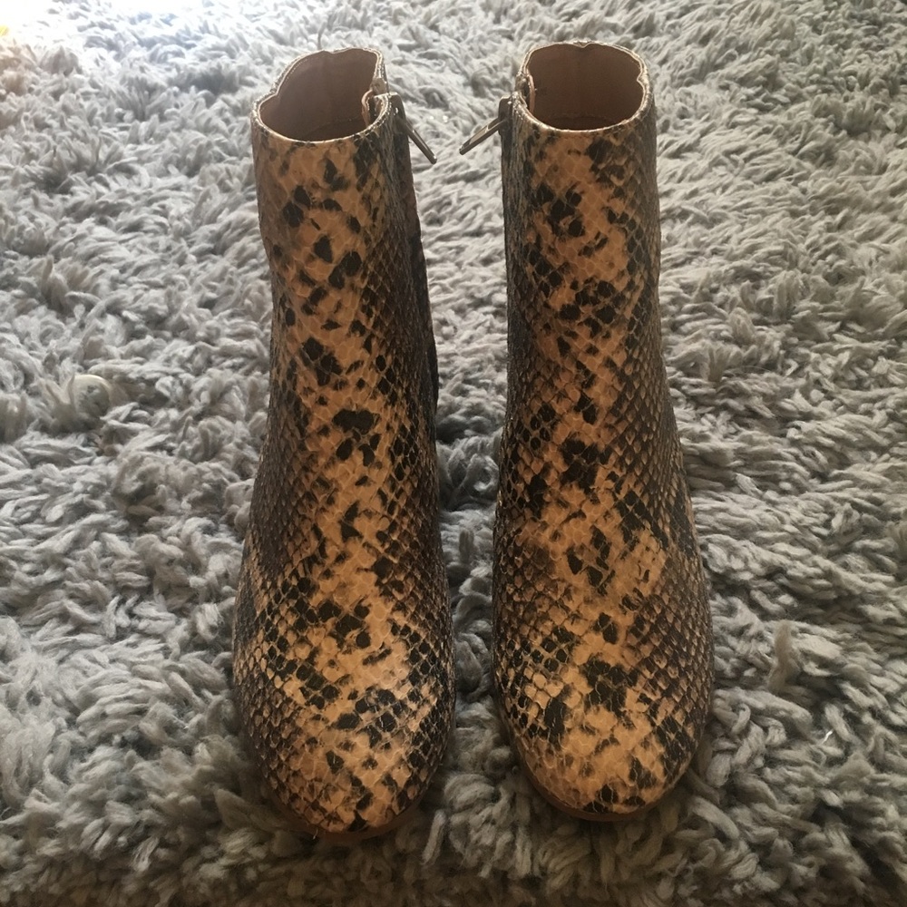 SNAKESKIN BOOTIES