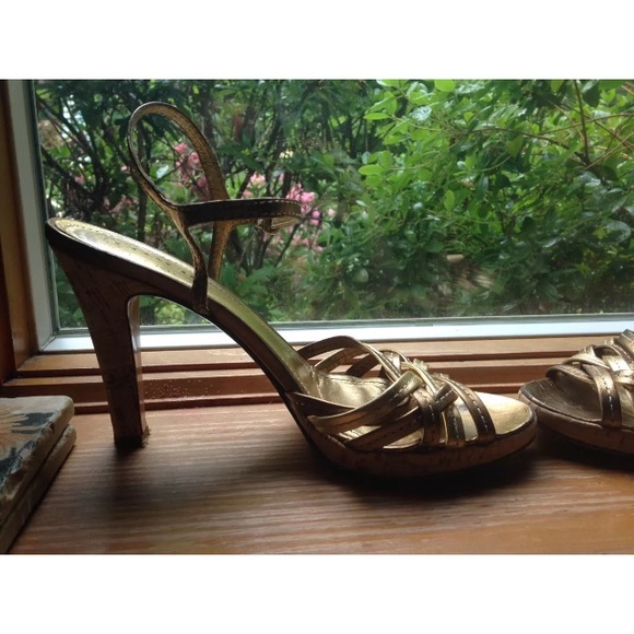 Coach Cork Heels - Picture 1 of 6