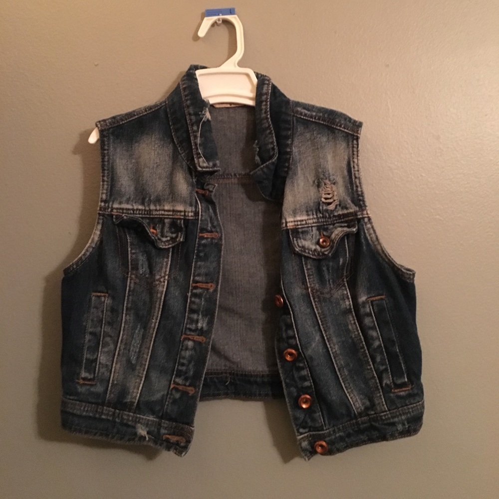 Denim vest