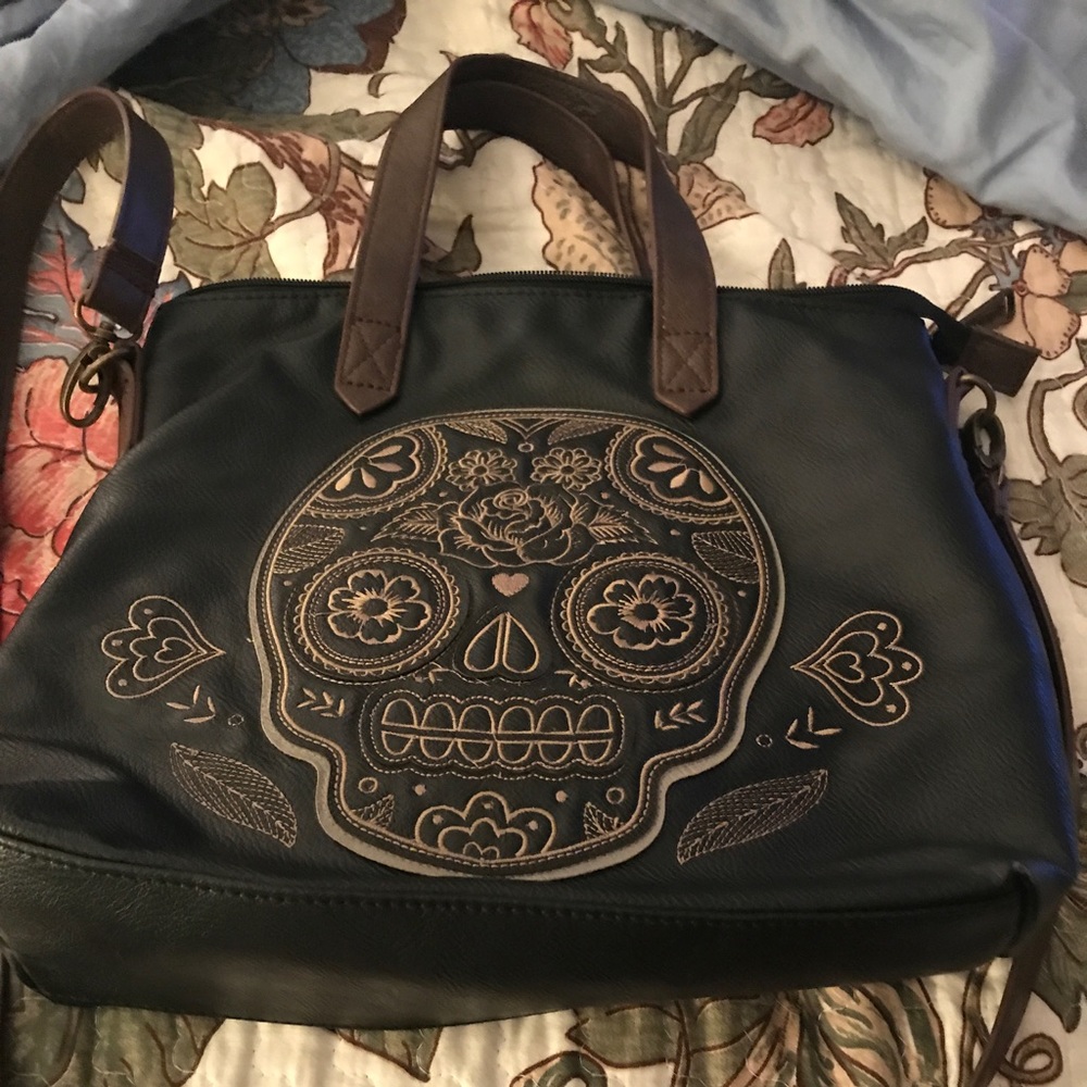 Lounge Fly Sugar Skull Crossbody