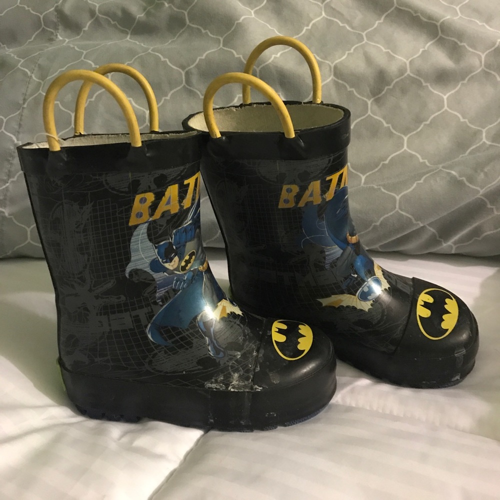 Toddler Batman Used Rainboots