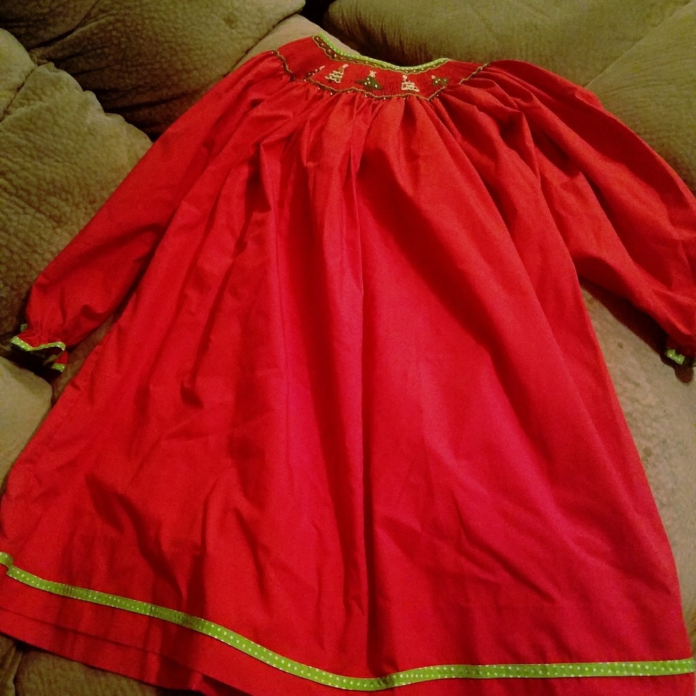 Smocked Oh Christmas Tree