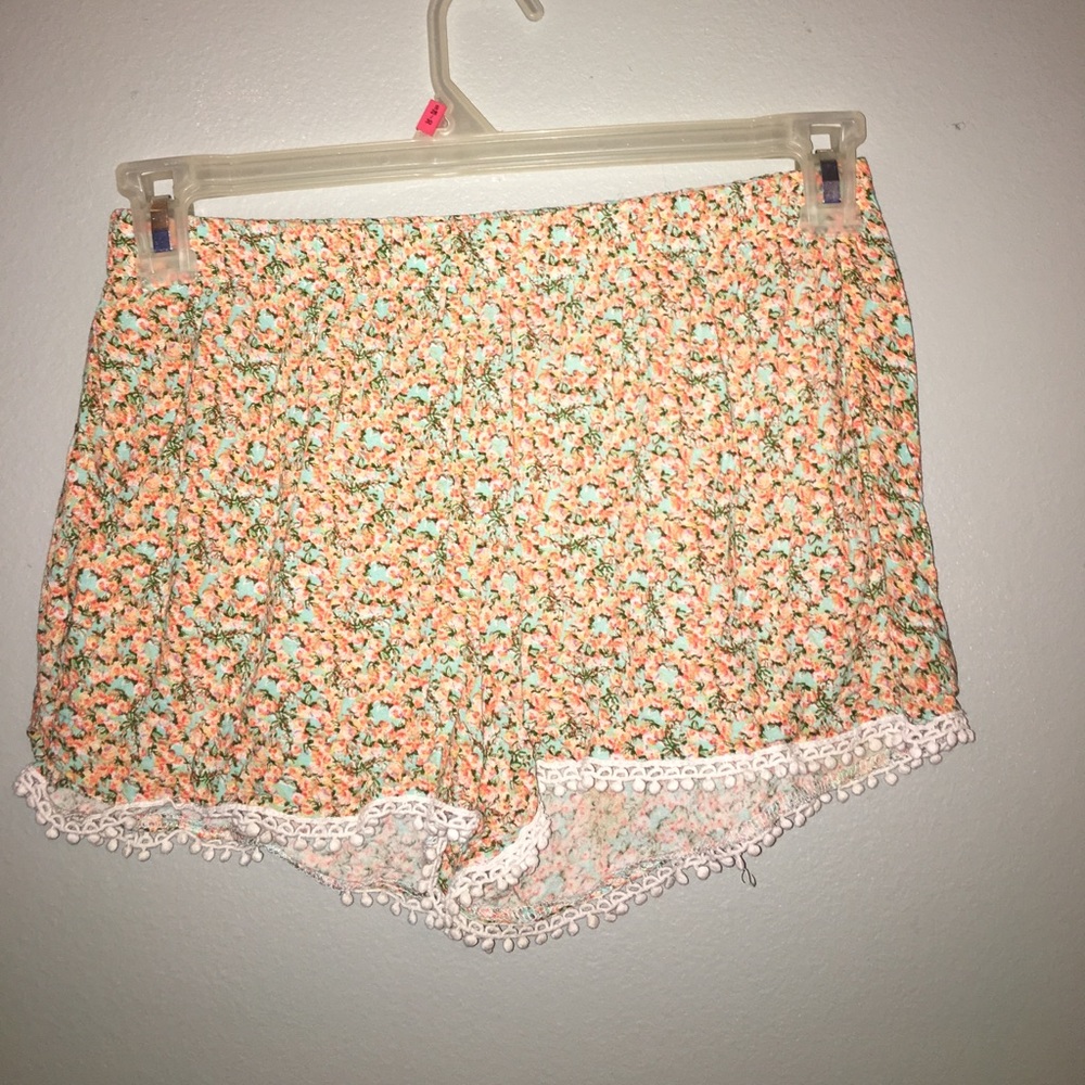 Floral print shorts