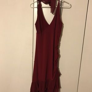 Dark Red Party Dress
