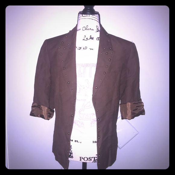 Vintage Studded Blazer - Picture 1 of 3