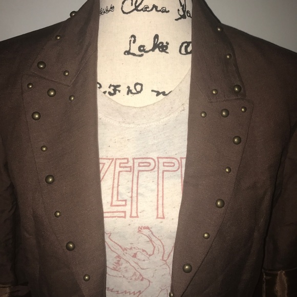 Vintage Studded Blazer - Picture 2 of 3