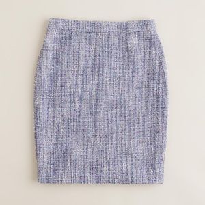 J.Crew Bellflower Tweed Skirt-Sz. 2-Ret. $98